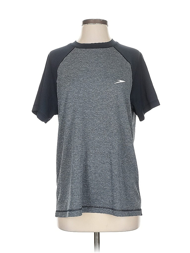 Pre-owned Speedo Active T-shirt In Gray