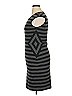 Cache Stripes Gray Casual Dress Size XL - photo 4