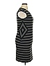 Cache Stripes Gray Casual Dress Size XL - photo 3