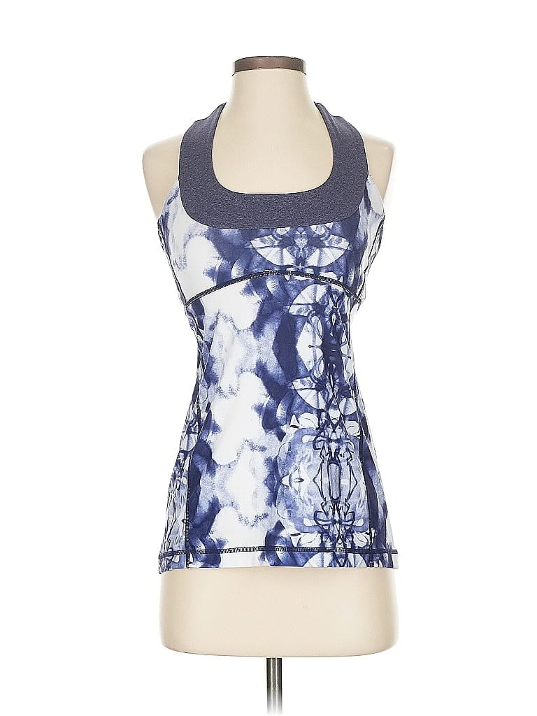 Pre-owned Lululemon Athletica Tank Top Purple Halter Neckline Tops