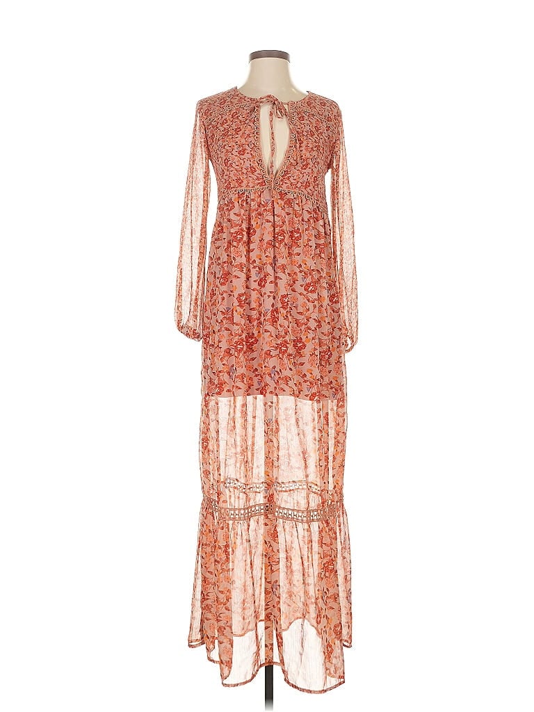 Pre-owned Xhilaration Casual Dress In Orange