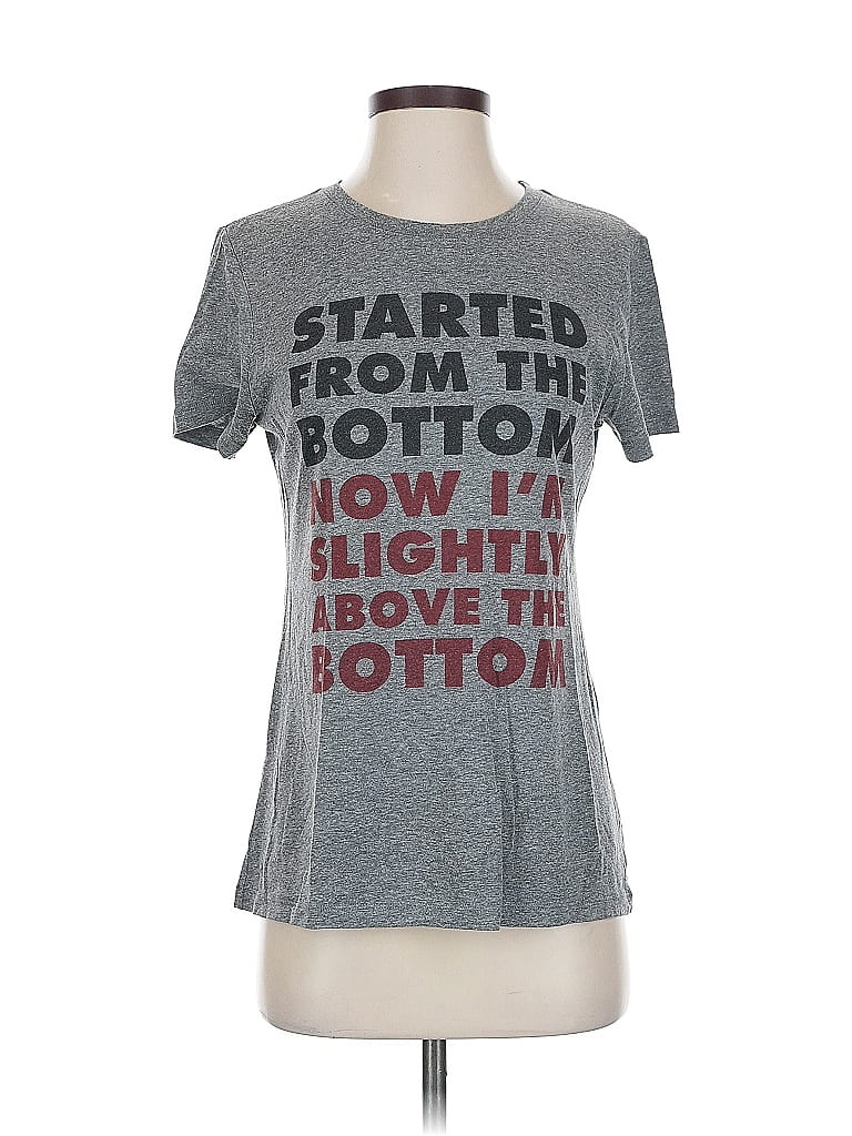 Pre-owned Next Level Apparel Short Sleeve T-shirt In Gray