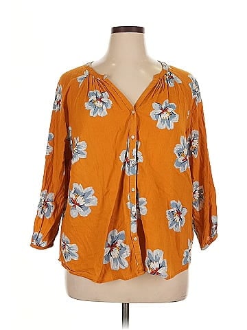 Old Navy 3/4 Sleeve Blouse (view 1)