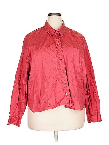 Old Navy 3/4 Sleeve Button-Down Shirt (view 1)