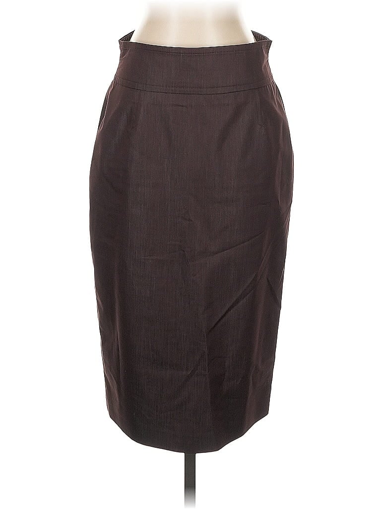 Pre-owned Jones New York Collection Formal Skirt In Brown