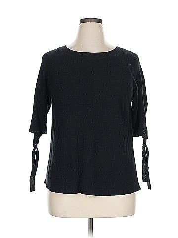 Ann Taylor Factory 3/4 Sleeve T-Shirt (view 1)