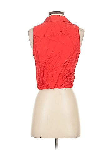 L'Agence Sleeveless Button-Down Shirt (view 2)