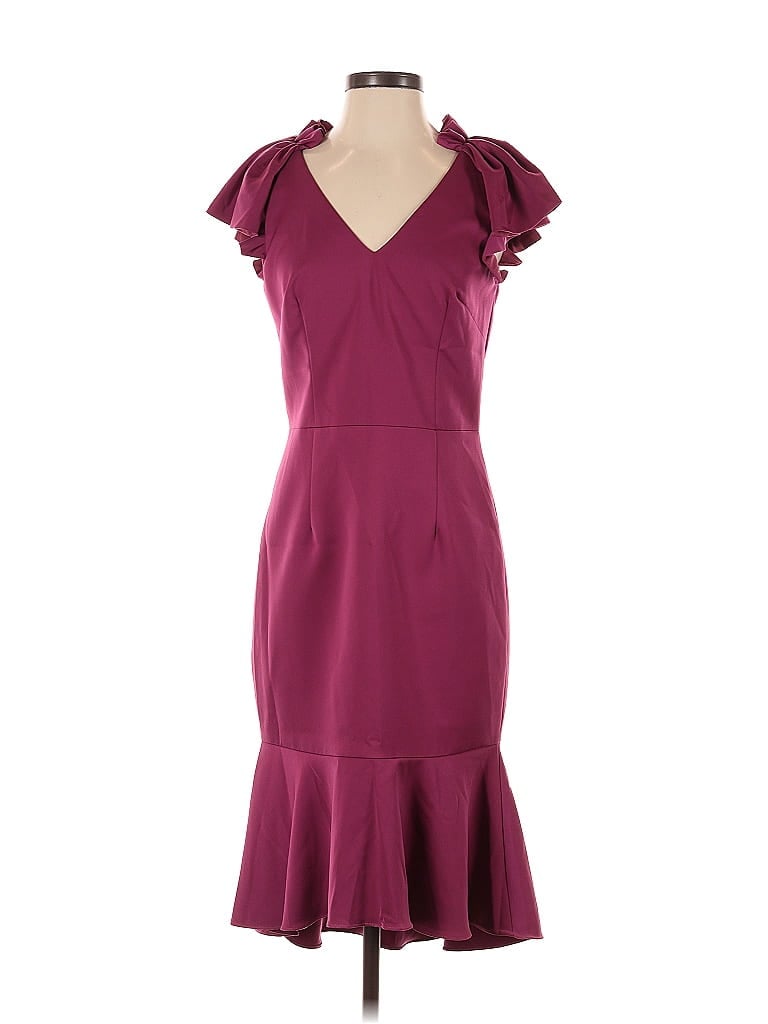 DAVID MEISTER Pre-owned Cocktail Dress In Burgundy