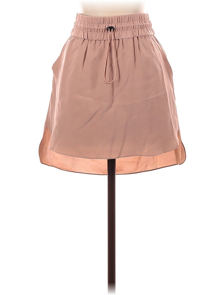 Pre-owned Elizabeth And James Silk Skirt In Brown
