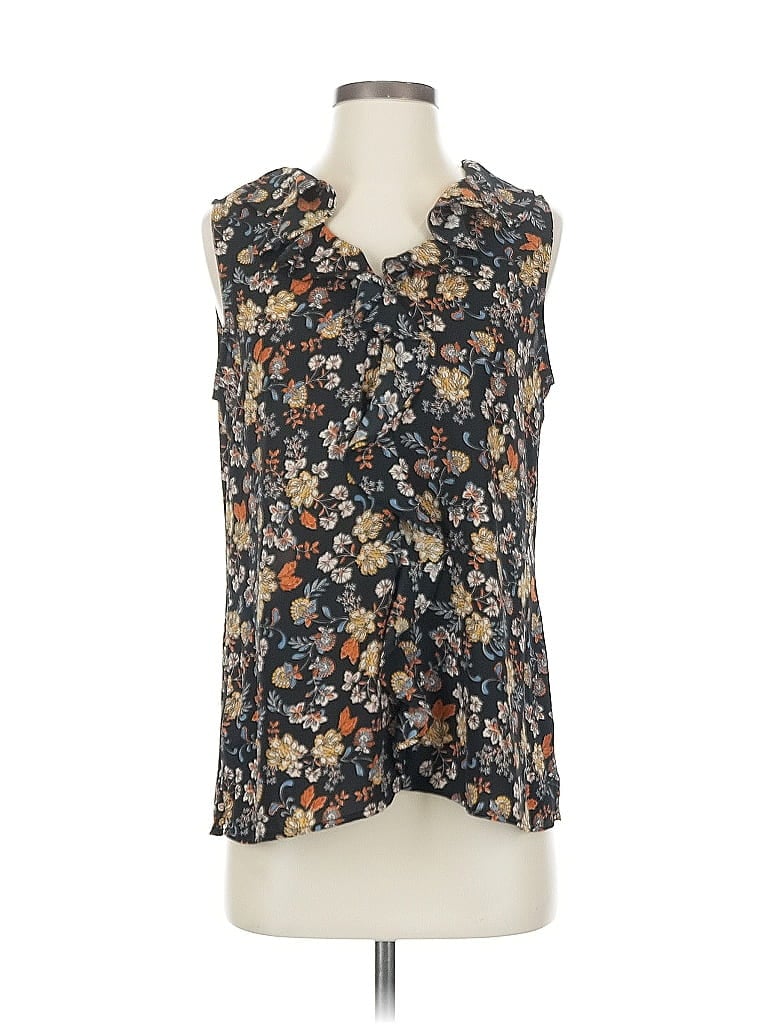 Pre-owned Vince Camuto Sleeveless Blouse In Black