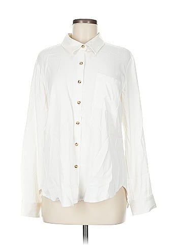 Hem & Thread Long Sleeve Button-Down Shirt (view 1)