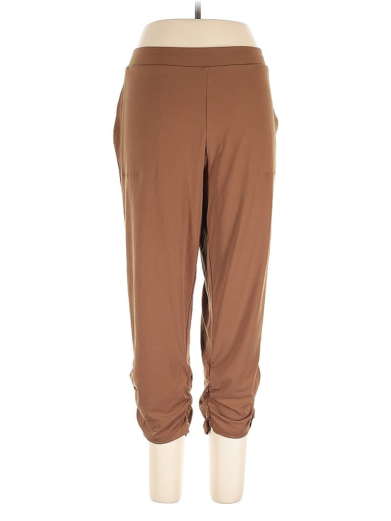 Pre-owned Susan Graver Casual Pants In Brown