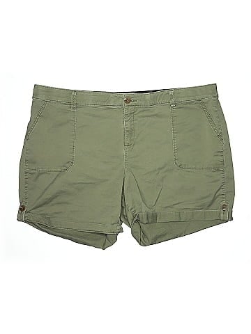 Lane Bryant Khaki Shorts (view 1)