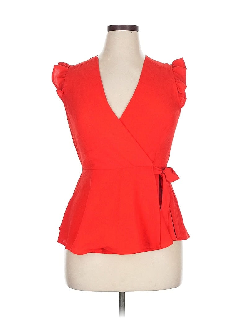 Monteau Sleeveless Blouse In Multi