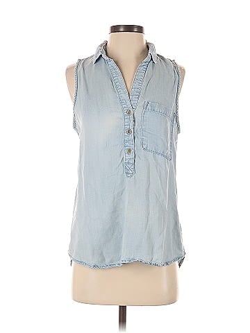 Cloth & Stone Sleeveless Button-Down Shirt (view 1)
