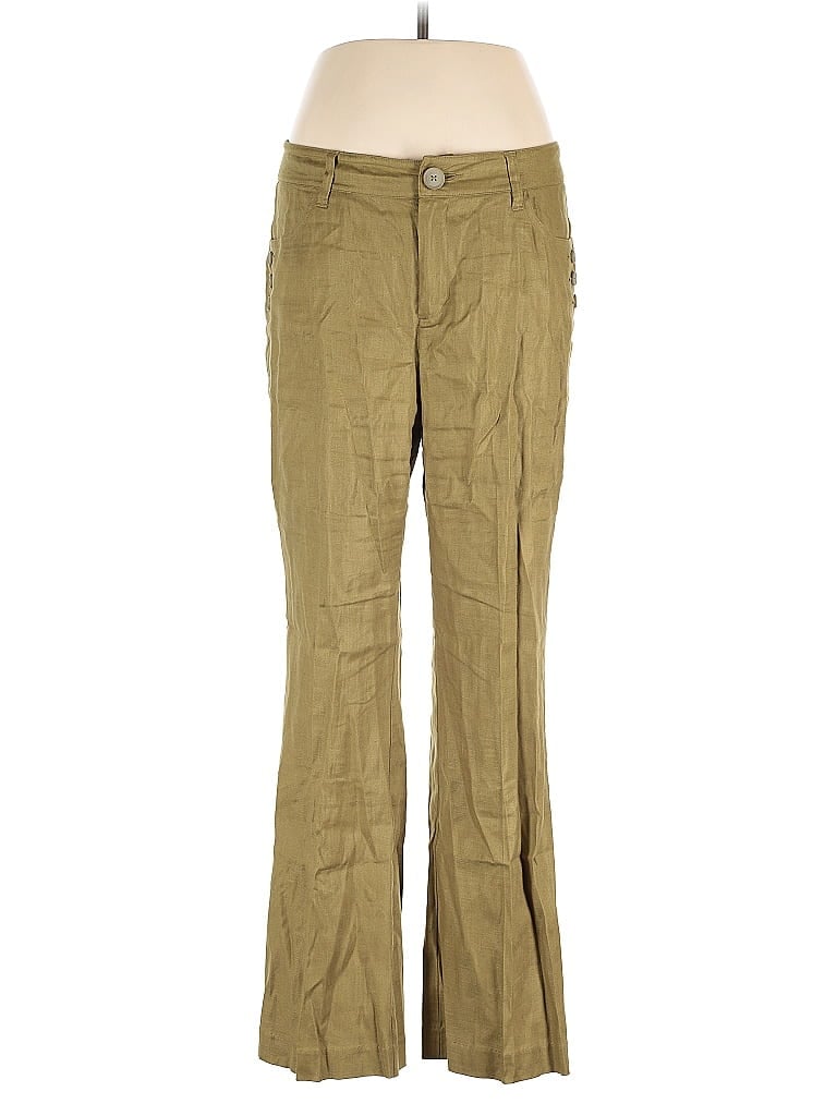 CABI Pre-owned Linen Pants In Brown