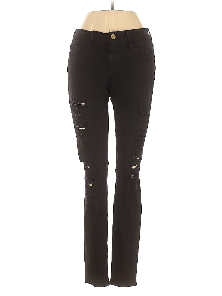 Pre-owned Frame Jeans In Black