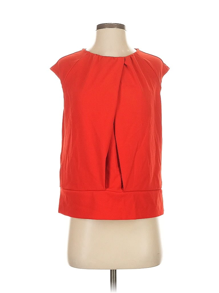 Pre-owned 7th Avenue Design Studio New York & Company Sleeveless Blouse In Red