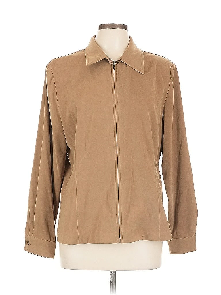 Pre-owned Dressbarn Jacket In Brown