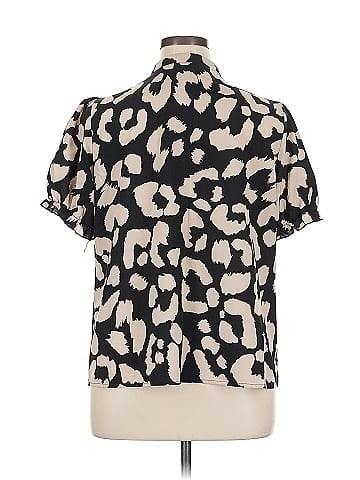 Shein Curve Short Sleeve Blouse (view 2)