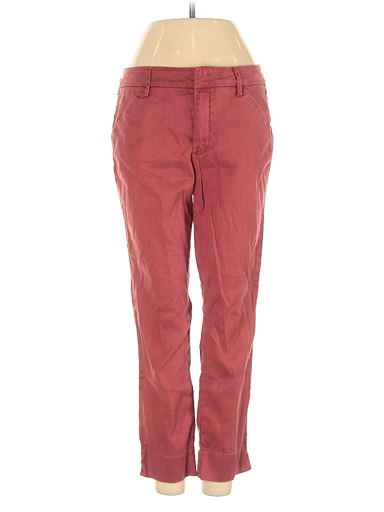 Pre-owned Level 99 Linen Pants In Red
