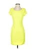 Arden B. Solid Yellow Casual Dress Size S - photo 1