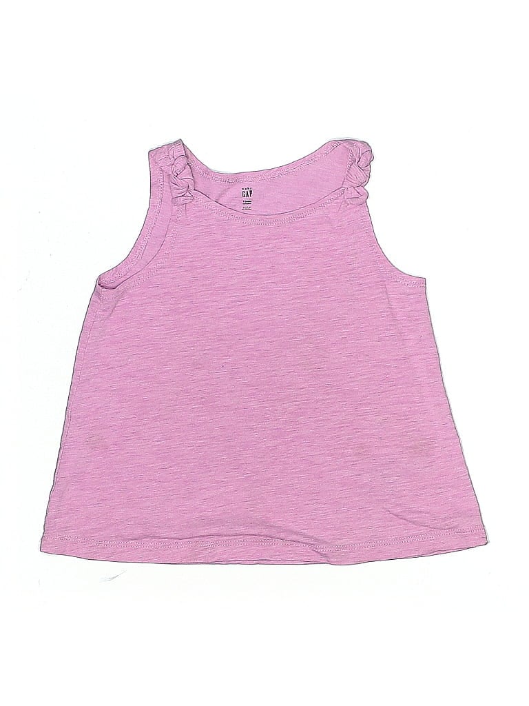 Pre-owned Baby Gap Kids' Sleeveless T-shirt In Purple