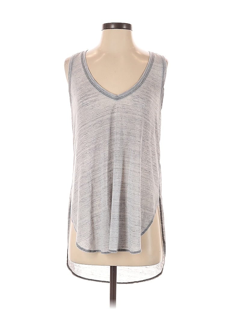 Pre-owned Express One Eleven Sleeveless T-shirt In Gray