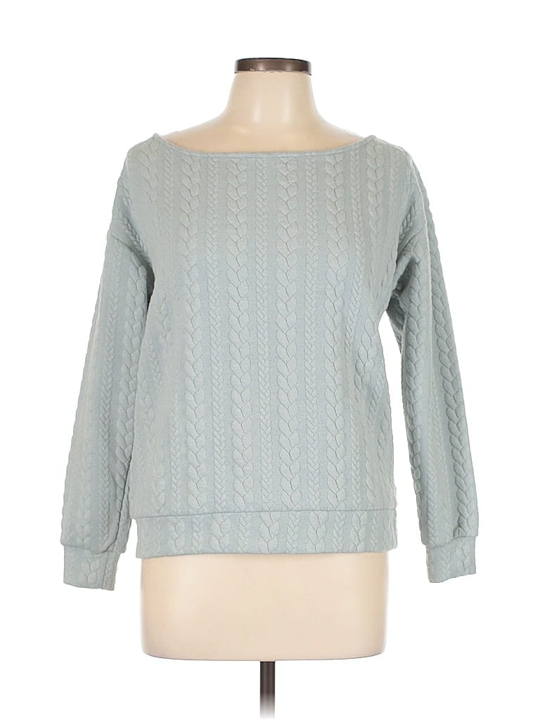 Pre-owned Asos Design Pullover Sweater In Blue