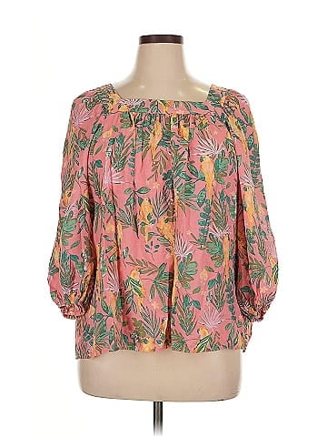 LC Lauren Conrad 3/4 Sleeve Blouse (view 1)