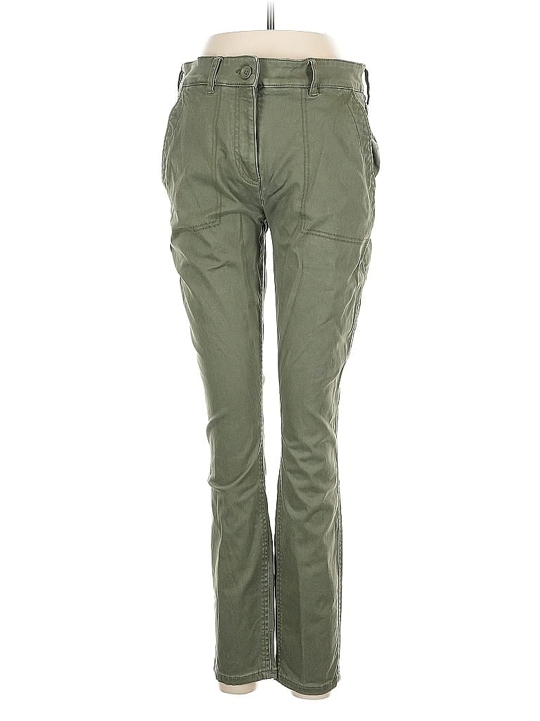 Pre-owned Ann Taylor Loft Cargo Pants In Green