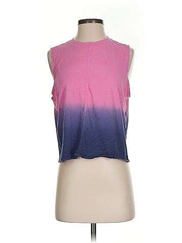 Aqua Sleeveless T-Shirt (view 1)