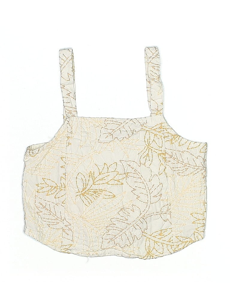 Pre-owned Zara Kids' Sleeveless Blouse In White