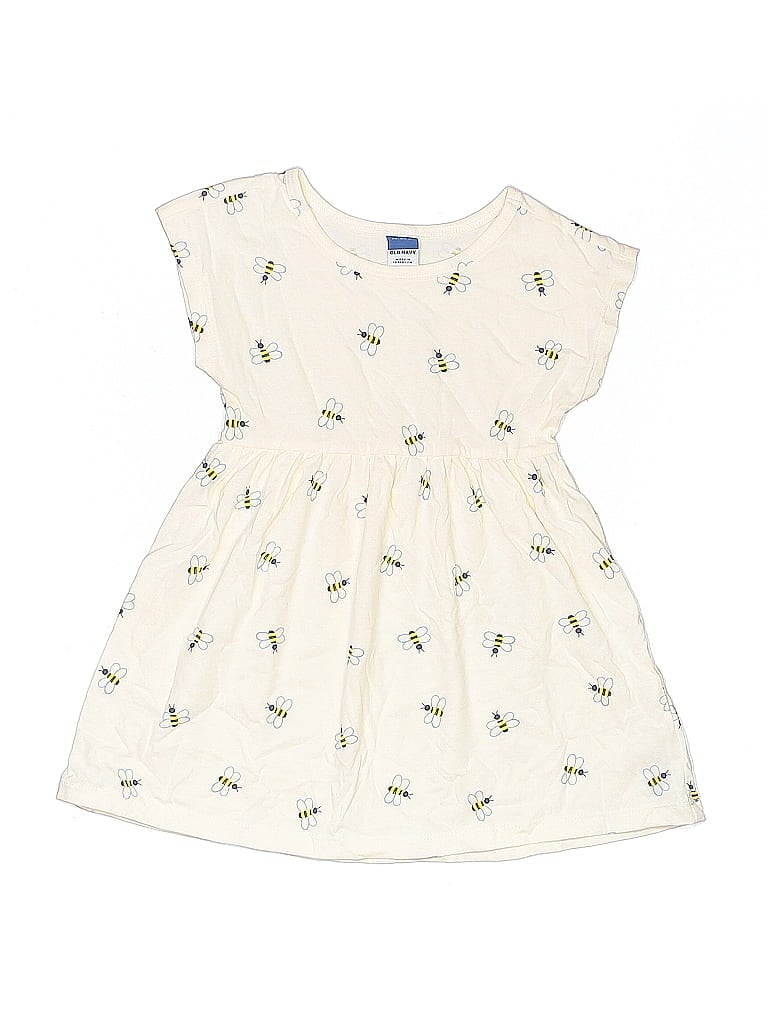 OLD NAVY Pre-owned Kids' Dress In White