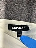 Express 100% Polyester Paisley Silver Casual Skirt Size 6 - photo 4