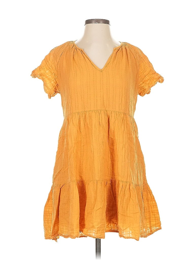 Pre-owned Knox Rose Casual Dress In Yellow