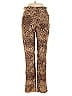 FRAME Animal Print Brown Casual Pants Size 2 - photo 1