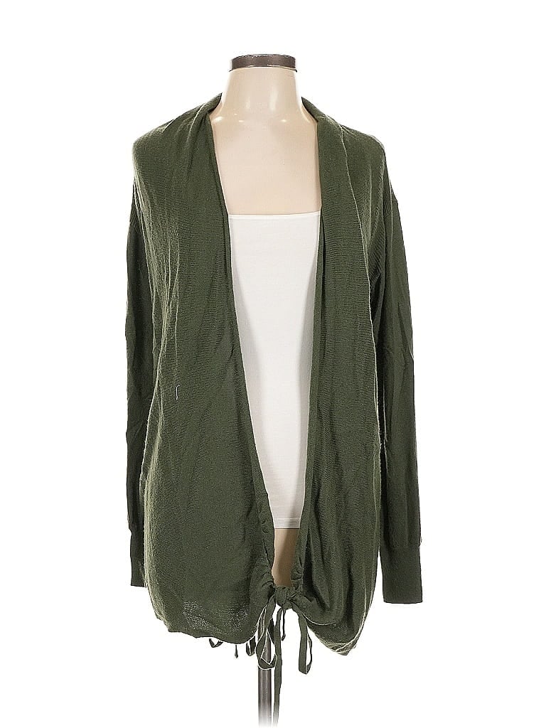 Pre-owned Leith Cardigan Sweater In Green