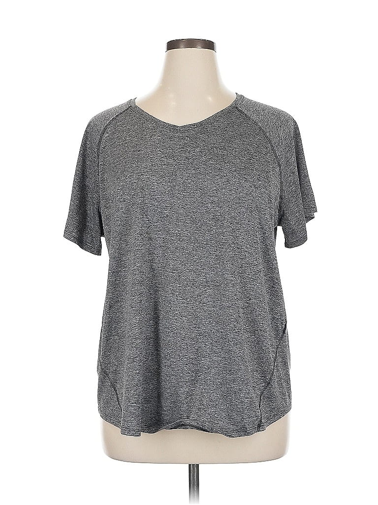 Pre-owned Tek Gear Short Sleeve T-shirt In Gray