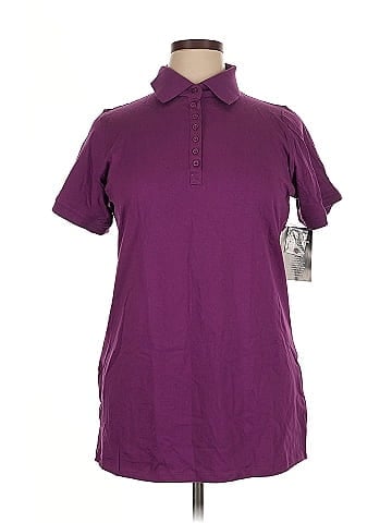 Woman Within Short Sleeve Polo (view 1)