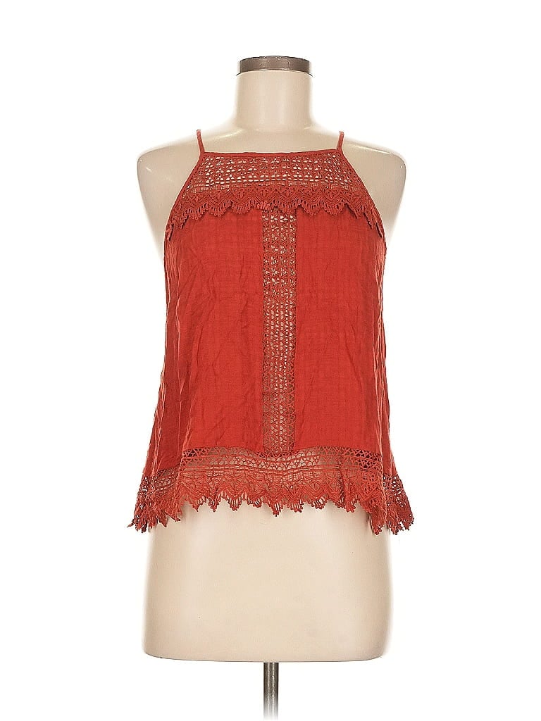Pre-owned Astr Sleeveless Blouse In Red