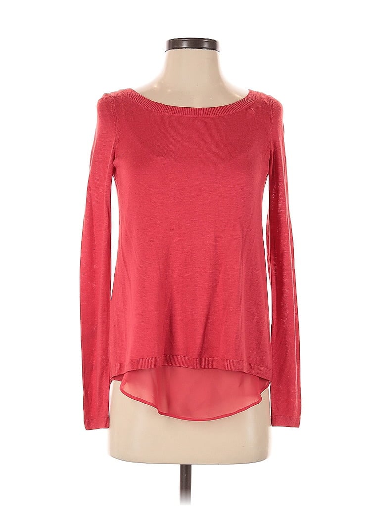 Pre-owned Express Pullover Sweater In Red