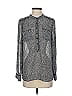 Darjoni 100% Polyester Tweed Gray Long Sleeve Blouse Size S - photo 1