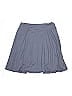 Anrabess Solid Gray Blue Casual Skirt Size S - photo 1