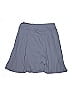 Anrabess Solid Gray Blue Casual Skirt Size S - photo 2