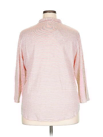 Poetry 3/4 Sleeve Button-Down Shirt (view 2)