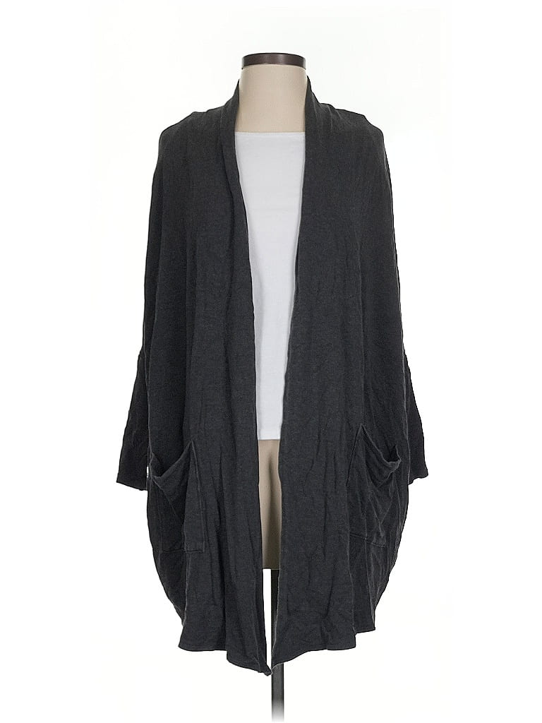 Pre-owned Beyond Yoga Cardigan Sweater In Gray