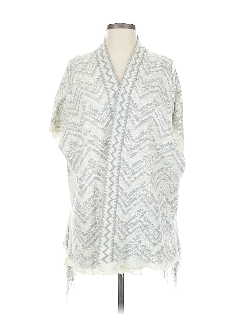 Pre-owned Romeo & Juliet Couture Poncho In Silver