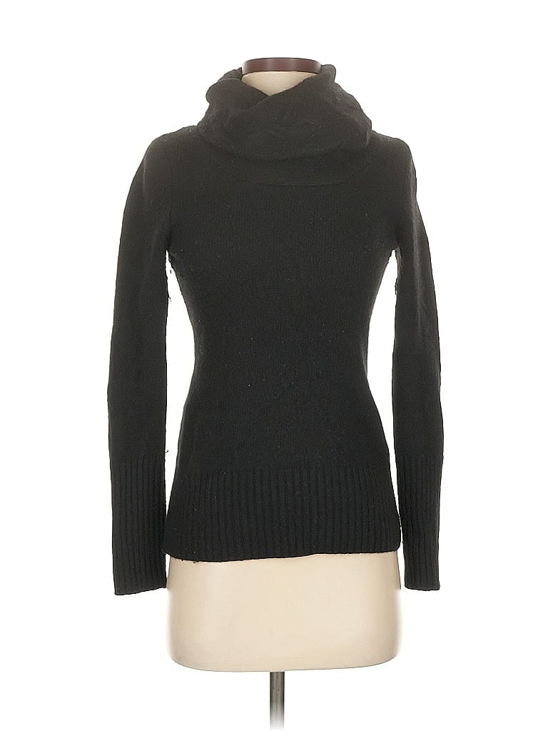 Pre-owned Banana Republic Turtleneck Sweater In Black