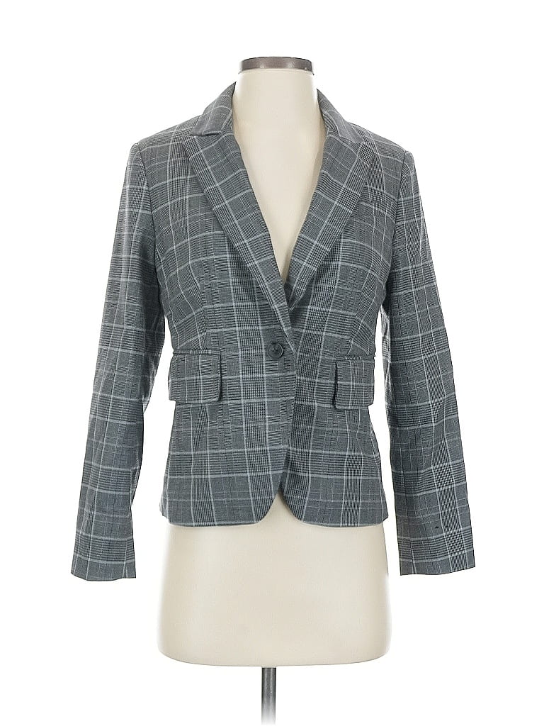 Pre-owned Banana Republic Factory Store Blazer Jacket In Gray